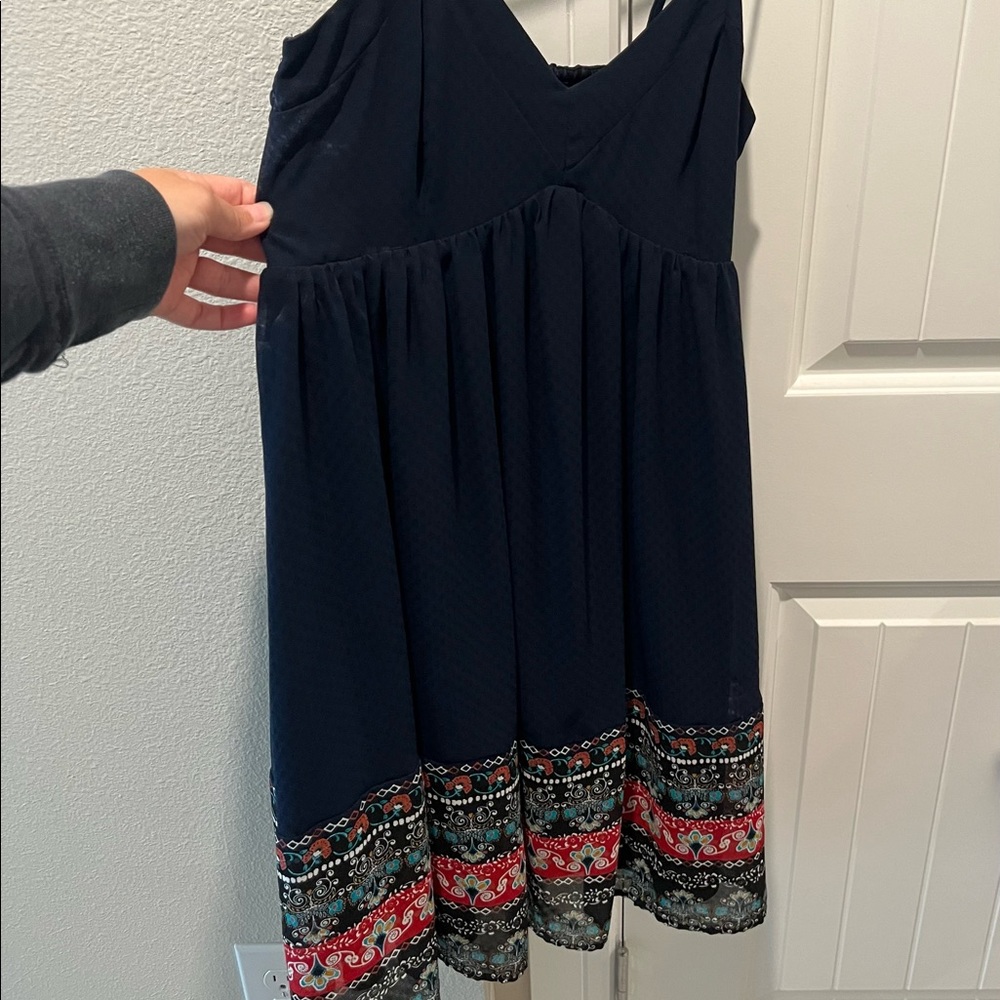 Maurices- blue, flowy dress